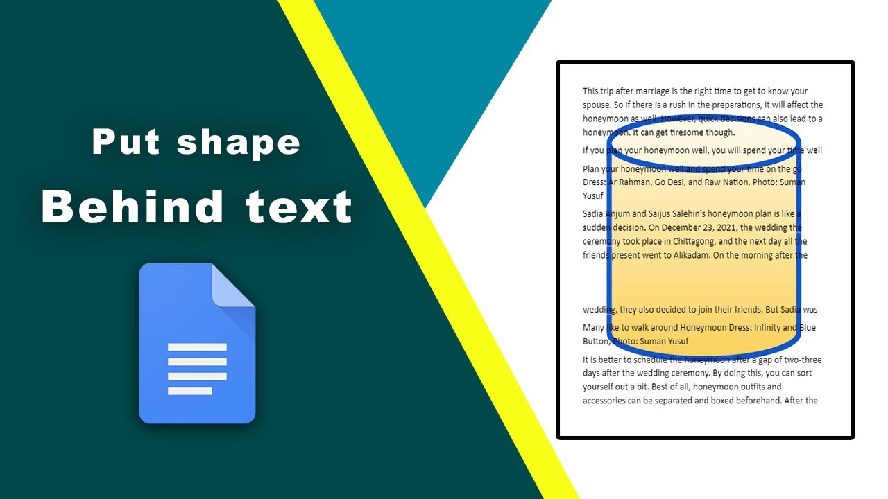 How To Put A Shape Behind Text In Google Docs YouTube