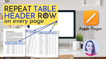 Repeat Table Header in Pages
