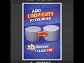 How to Subdivide Cylinder Caps in Blender (Quick &amp; Easy) #blender #blender3d #3d