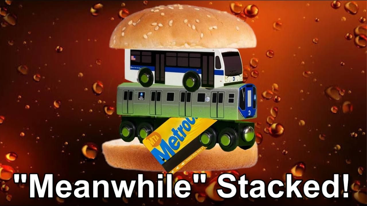 Munipals MTA Subway & Bus Meanwhile Stacked  - Bite Onto This! @Trainman6000