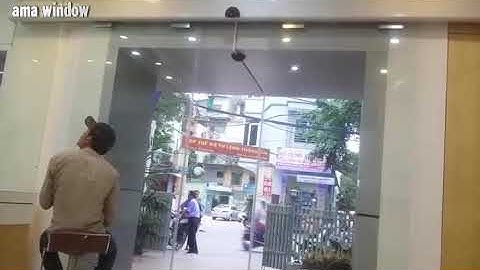 cửa lùa tự động mắt thần |amawindow