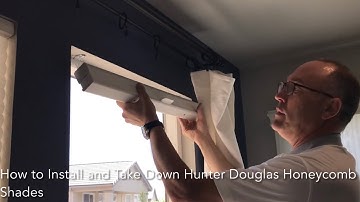 Are You Painting Your Room? How to Take Down and Reinstall Hunter Douglas Duette and Applause Shades