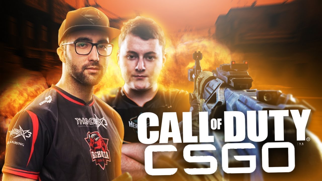 JUGANDO CS:GO CON PROFESIONALES DE CALL OF DUTY strike force heroes