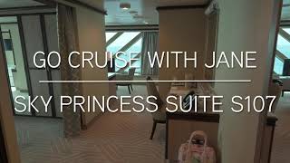 Sky Princess suite S107 Princess Cruises