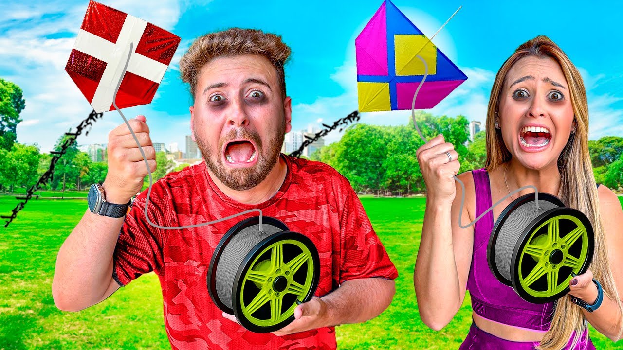 O ÚLTIMO A PARAR DE SOLTAR PIPA, VENCE!! 