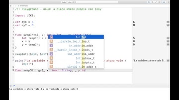 Los tipos de datos genéricos en iOS con Swift en Xcode