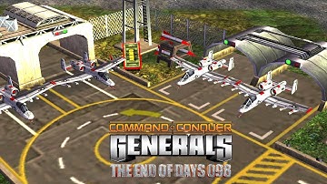 USA Thunderbolt vs GLA (THE END OF DAYS 098) C&C Generals Zero Hour