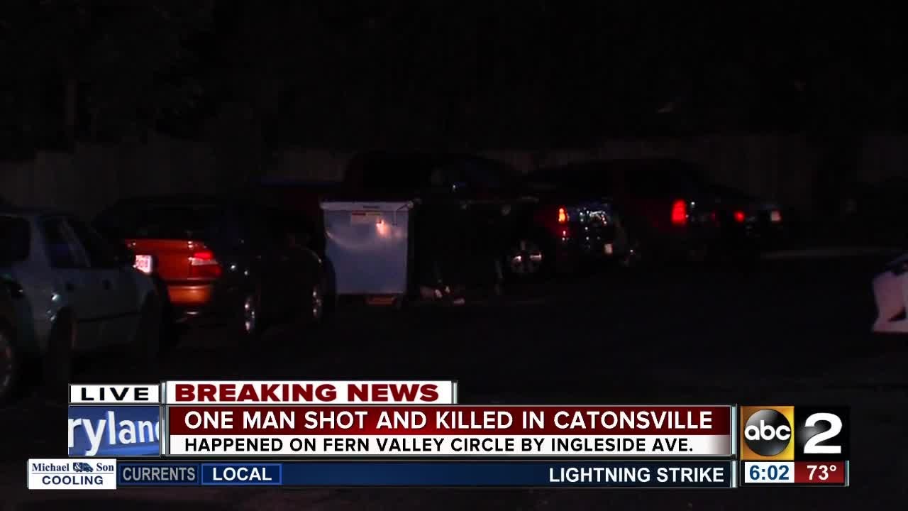 Man shot, killed at a Catonsville apartment - YouTube
