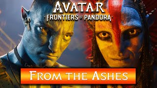 Quaritch U0026 The Ash People In Avatar Frontiers Of Pandora  From The Ashes Dlc ending Credits Scene