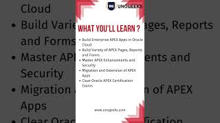 Oracle APEX New Batch starts on 01-Oct - 7:00 - 8:30 AM IST