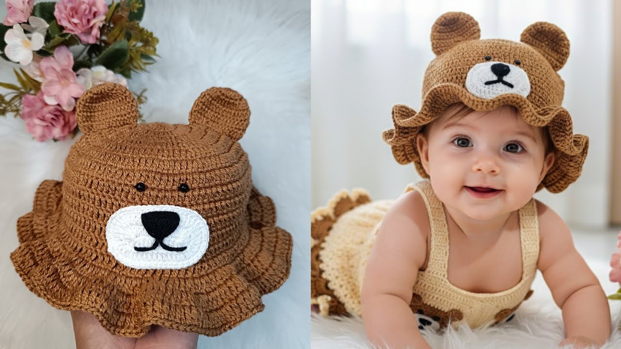 Chápeu 👒 de crochê infantil (Parte1)