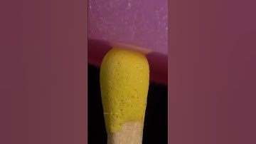 ASMR Matchstick into a Glue stick close-up macro #shorts #satisfying #closeup #asmr #macro