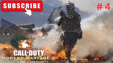 Chaos Begins: The Nuclear Bomb Price Mission | Price’s Nuclear Operation! COD MW2 Remastered #4