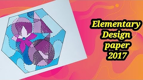 #elementary design #design on hexagon #design #elementary #drawing