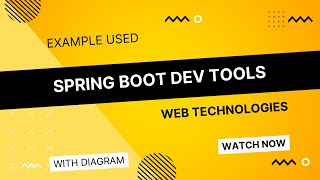 Spring Boot Dev Tools || Define And Features of Spring Boot Dev Tools|| Web Technologies | MCA_NEW