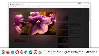 turn off the lights browser extension for google chrome, firefox, opera, safari and microsoft edge