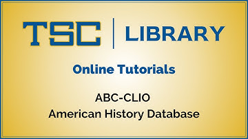 ABC-CLIO American History Database