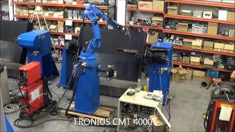 Motoman welding cell HP-20 robot, NX100 controller and RM2-250-STX positioner at www.eurobots.net