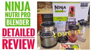 Ninja® Nutri-Blender Pro with Auto IQ®, 1000 Watts, Personal Blender, BN400  