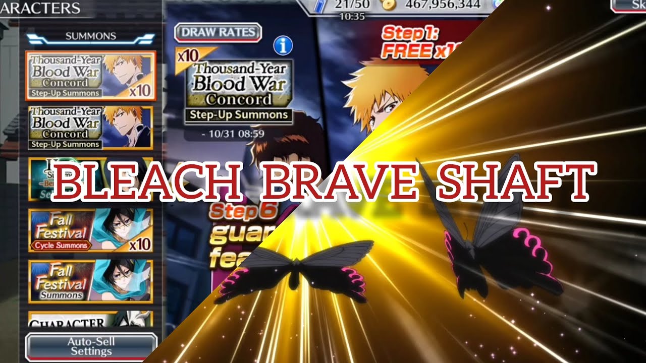 BLEACH BRAVE SHAFTS - TYBW CONCORD SUMMONS. DOING ALL 7 STEPS