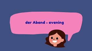 German Vocabulary for Beginners