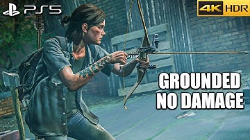 THE LAST OF US 2 PS5 - "Bow" Stealth Kills - Hillcrest Houses Grounded No Damage [4K HDR 60 FPS]