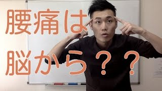 【腰痛 原因】あなたの腰痛は脳から？？