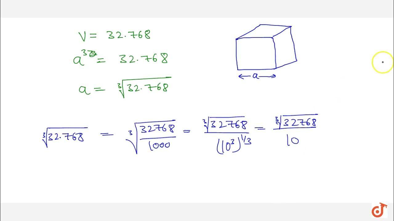 Корень куба 8. Кубический корень 1728. Куб корень 5832. Кубический корень из 3375. Volume of a Cube get length.