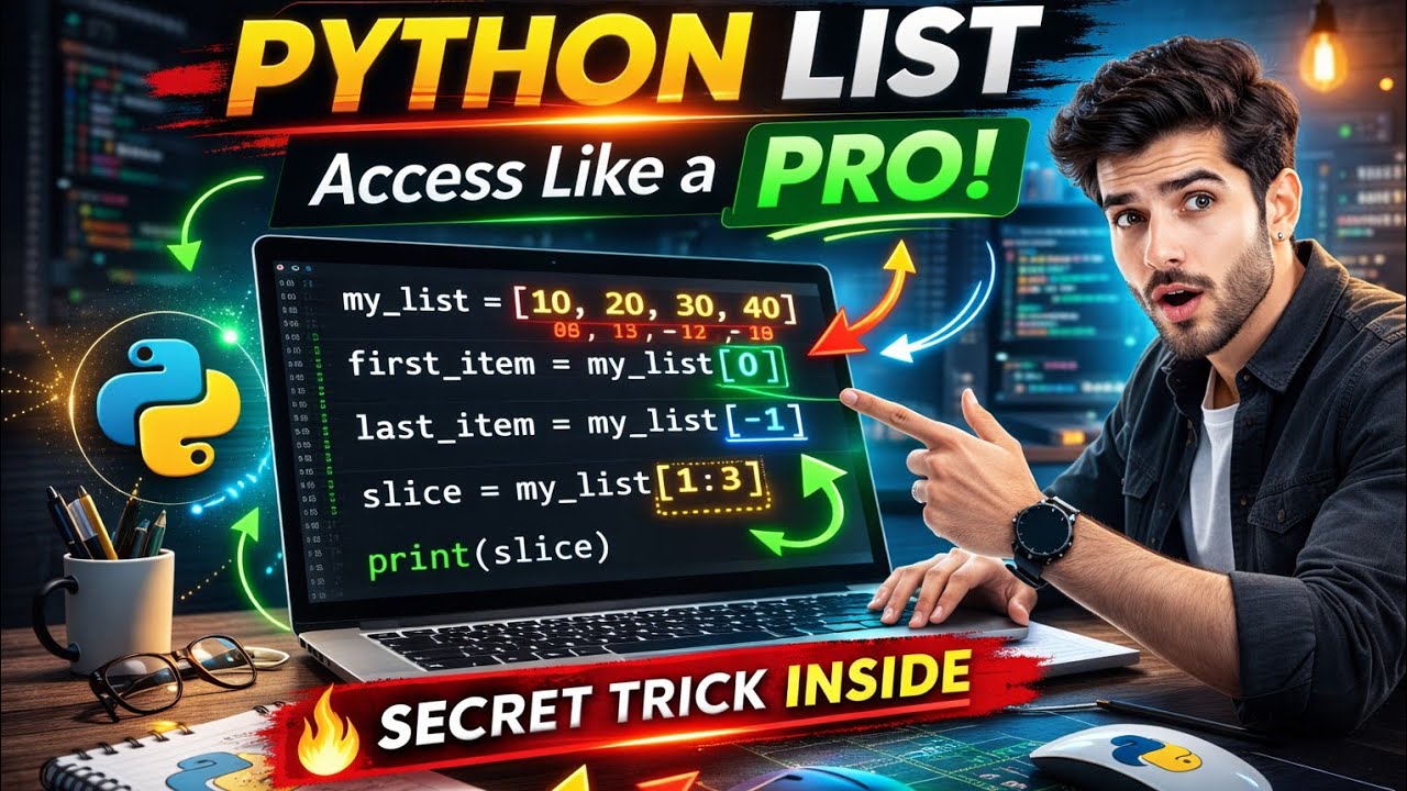 #19 Python tutorial for beginners | π Python List Secrets They Donβt ...
