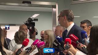 Vučić obišao završne radove druge A faze Kliničkog centra Srbije u Beogradu