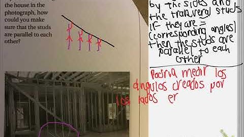 Spanish Version: Parallel Lines and Transversals Study Guide #18