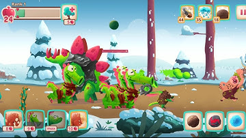 Dino Bash all levels max #51 gameplay walkthrough part 47