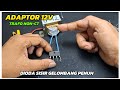 pasang dioda sisir untuk membuat power supply adaptor 12v gelombang penuh pada trafo non ct
