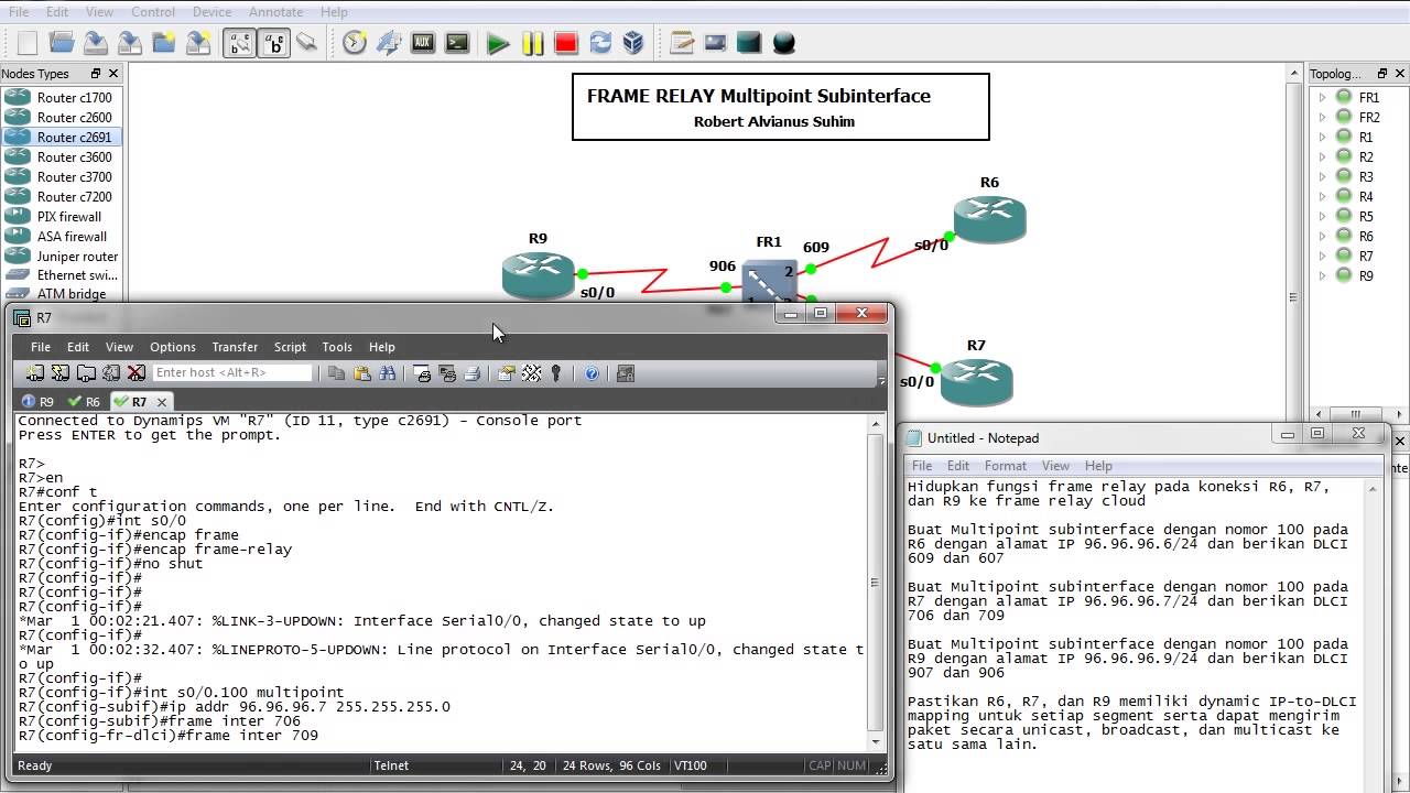 Frame Relay Multipoint Subinterface - YouTube
