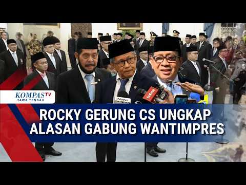 Blak-blakan Alasan Rocky Gerung, Anwar Usman dan Pratikno Gabung Wantimpres