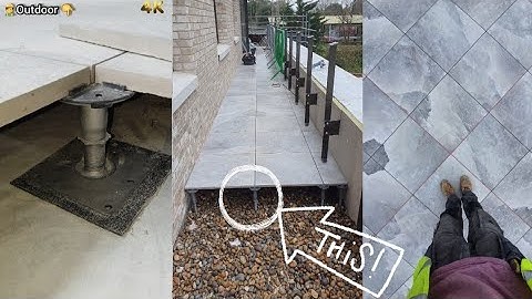TILES - Overview Installing with Adjustable Supports Pedestals