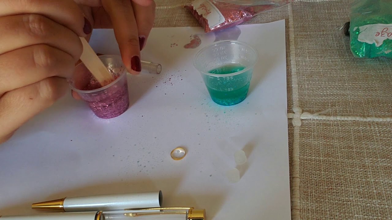 How to make floating glitter pens YouTube