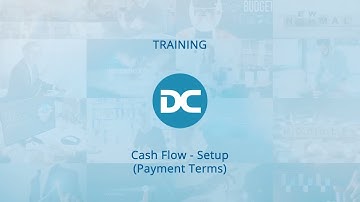 Cash Flow Setup (Payment Terms) - Business Central Training