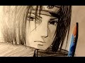 ASMR | Pencil Drawing 62 | Itachi Uchiha (Request)