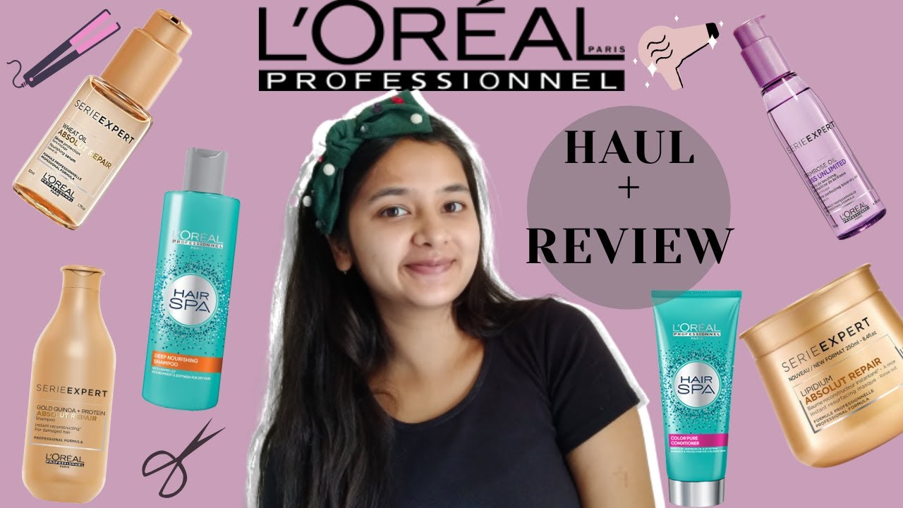 Loreal Professional Hair care products HAUL+REVIEW Loreal