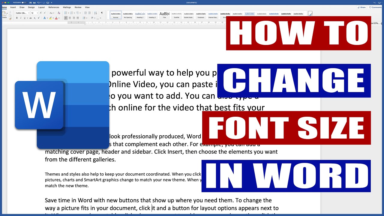 assignment font size