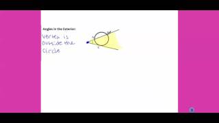 Unit 9 Day 3 - Interior and Exterior Angles in Circles