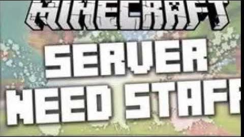 Minecraft server looking for staff 1.11.2