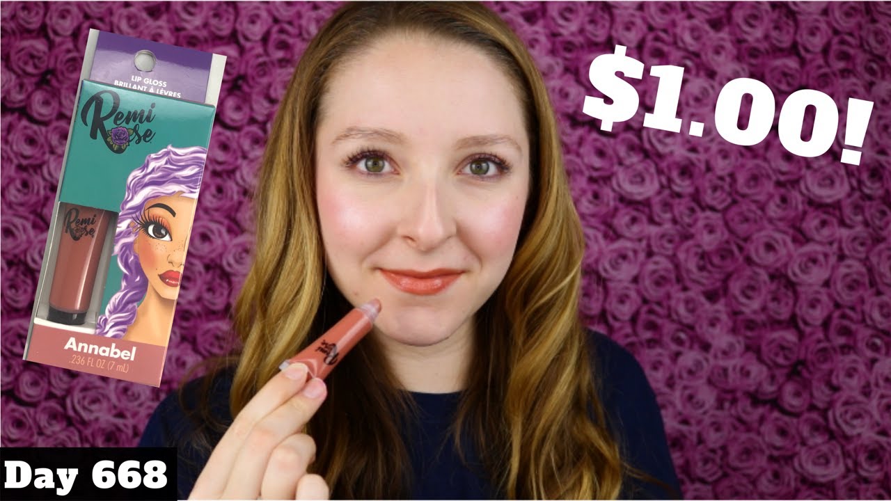 REMI ROSE LIP GLOSS REVIEW ANNABEL DOLLAR TREE MAKEUP YouTube