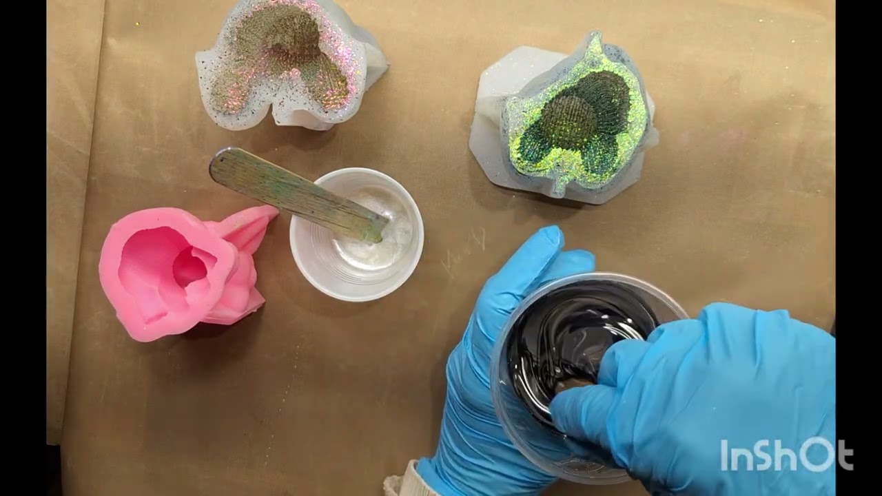 #87 Медведь и аксолотль в хромовой пудре и слон, которому нужна помощь, лол @LETSRESIN