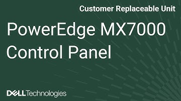Dell  PowerEdge MX7000: Remove/Install Left Control Panel