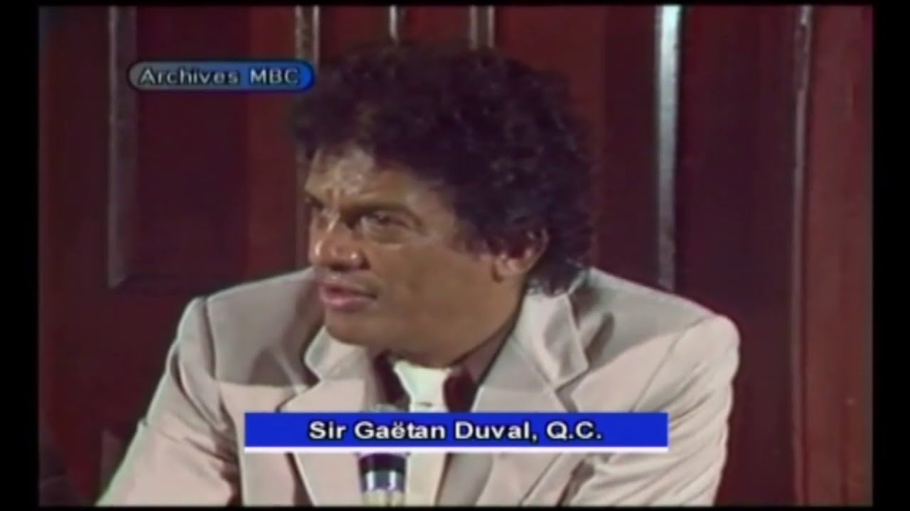 Actualités Revisitées - Sir Gaëtan Duval : Chronique d'un départ