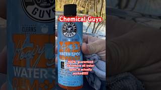 Chemical guys water spot remover actually works!! https://youtu.be/467ysDfpCIE #shorts