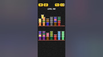 Cup Sort Puzzle Level 1181 = Water Sort Puzzle Level 1181 = Ball Sort Puzzle Level 1181 All the same