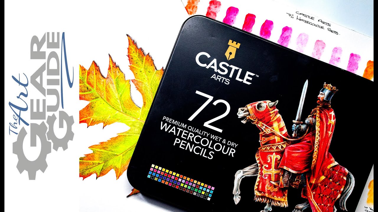 120 Set Castle Art Premium Soft Touch Colored Pencils